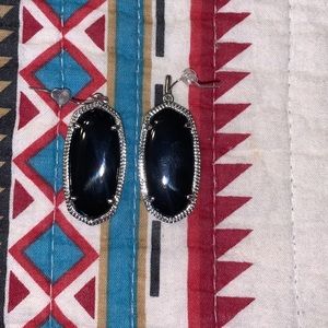 Black & silver Kendra Scott earrings